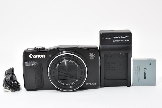 <Moderate> Canon Digital Camera Power Shot SX700 HS Black Optical 30x Zoom PSSX700HS (BK)