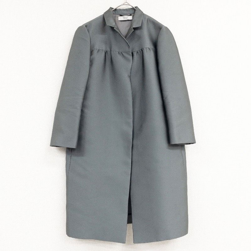 PRADA コート　42サイズ　グレー PRADA コート 42サイズ グレー Slate Gray Single-breasted Double