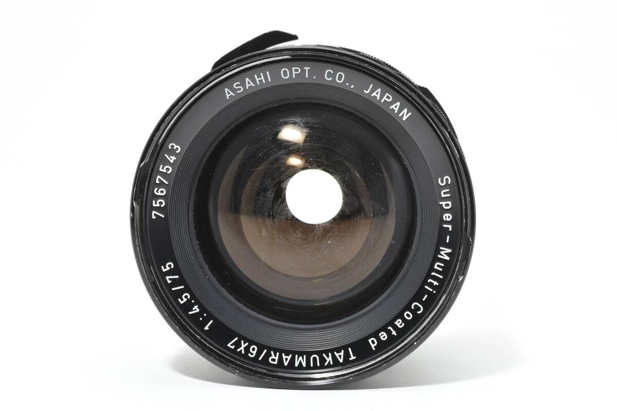 動作良好 PENTAX 6x7 TAKUMAR 75mm f4.5 ペンタックス SMC Pentax 67 / S-M-C Takumar 6x7 / Super Takumar 75mm F4.5