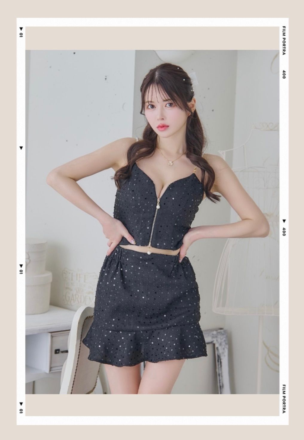 新品 キャバドレス ミニドレス キャミ セットアップ LoveRich - メルカリ