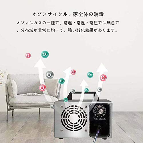 オゾン発生器 業務用 オゾン脱臭器 家庭用 空気清浄機 PSE認証済み 自動車用 20000 mg|h po 5 c 1 b 46 e