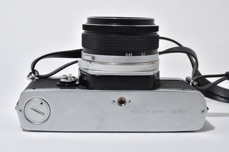 OM-1 シルバー OLYMPUS オリンパス AUTO-S 50mm F1.8 + 外観良品 F