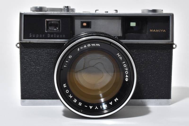 ジャンク 光学美品 】MAMIYA マミヤ Super Deluxe 1.5 48mm レンジ