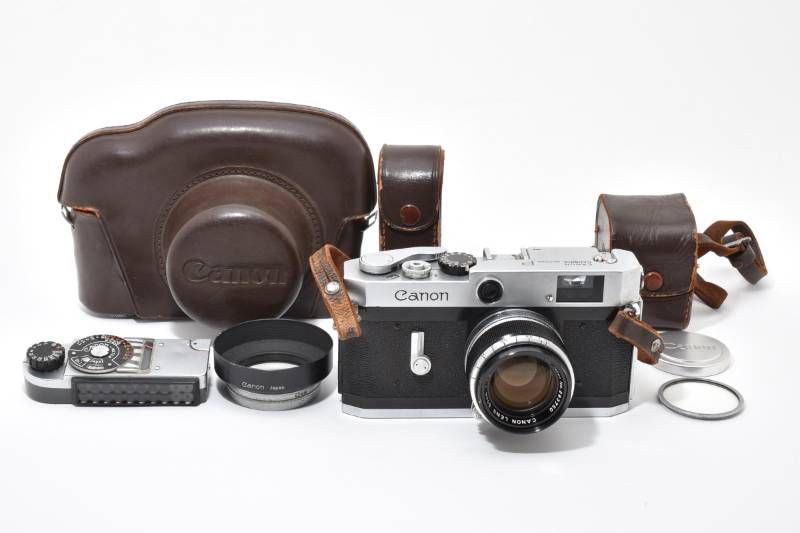 Canon P レンジファインダーカメラ 50mm f/1.8／露出計 Canon P キャノン フィルムカメラ レンジファインダー 露出計 Canon P