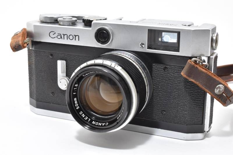 キャノン 50mm f:1.8 レンジファインダー フィルム カメラ レンズ キャノン 50mm f:1.8 レンジファインダー フィルム カメラ レンズ