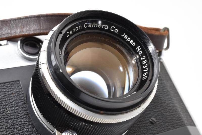 キャノン 50mm f:1.8 レンジファインダー フィルム カメラ レンズ キャノン 50mm f:1.8 レンジファインダー フィルム カメラ レンズ