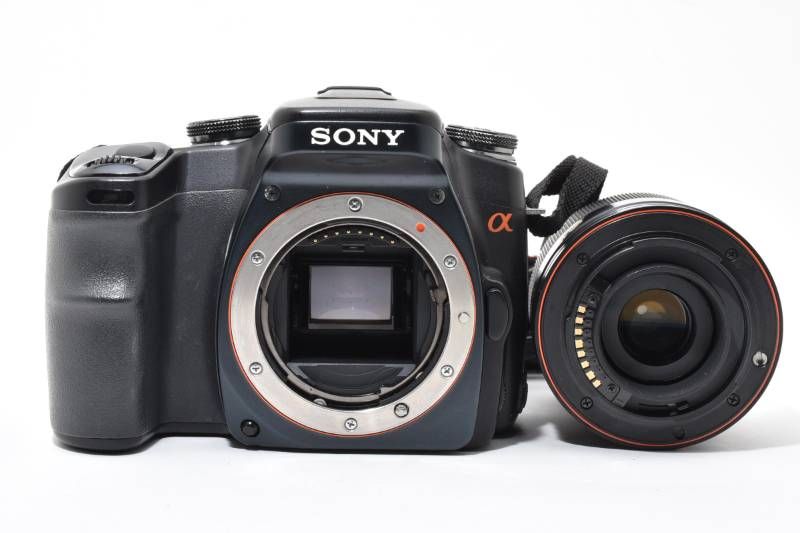 SONY α100 デジタルカメラ 18-70mmレンズ付き 光学極上品】Sony ソニー α100 / DT 3.5-5.6 18-70mm レンズキット CF