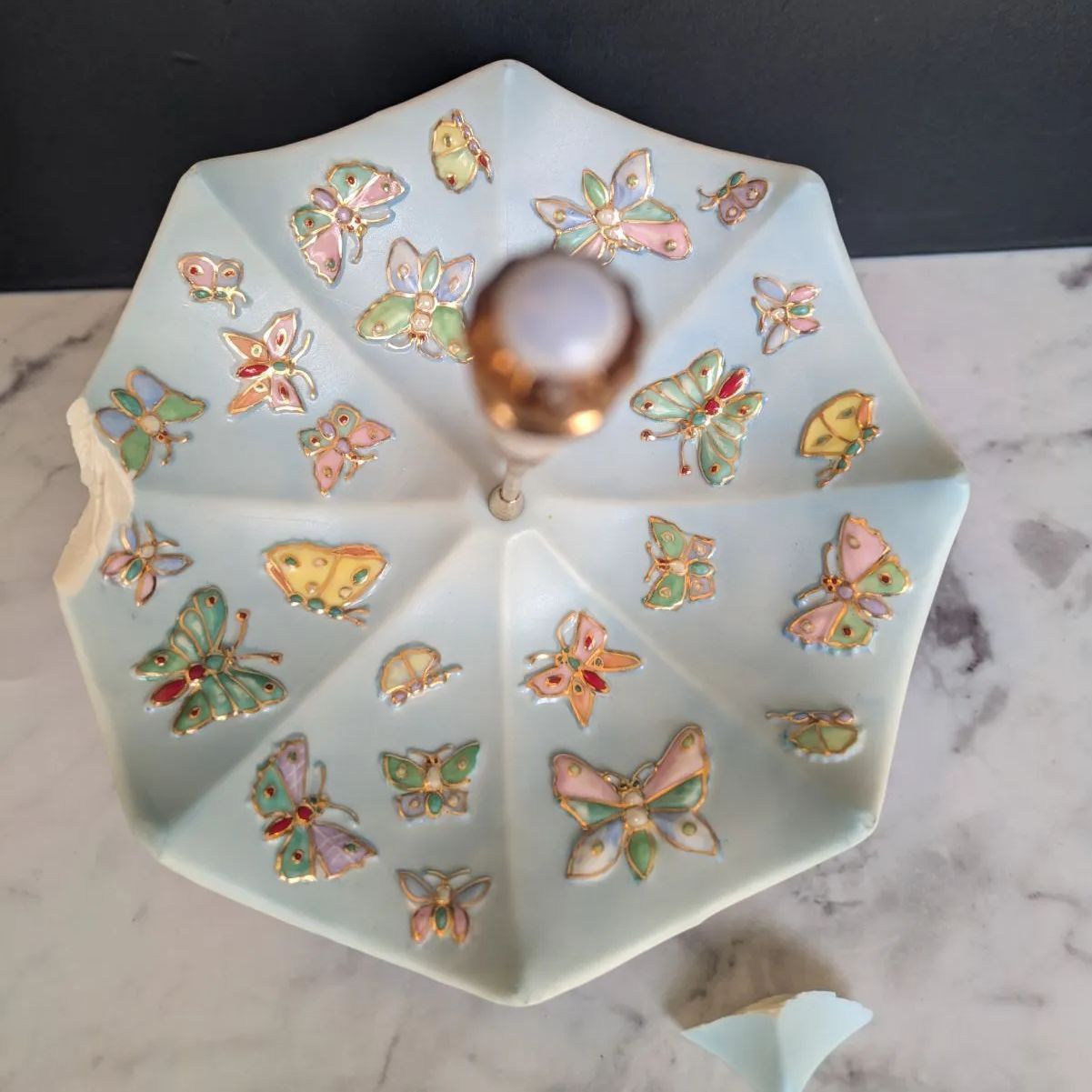 LENOXレノックス 大きいサイズ ペルシャ猫24K キャット4月の雨 5月の