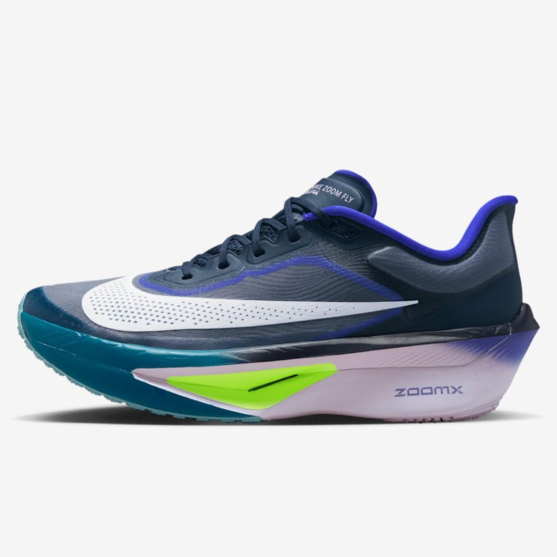 ナイキ ズーム フライ 6 ZOOM FLY オブシディアン|ペルシアンバイオレット|ボルト|ホワイト FN 8454-403 24.0 cm