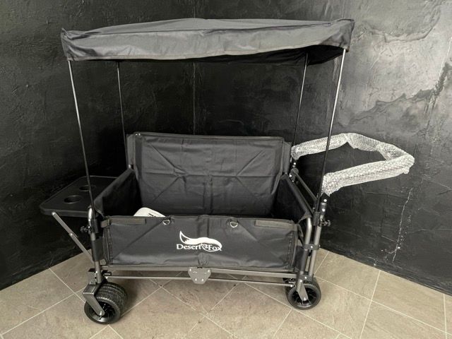  キャリーワゴン ♥品 Desert Fox キャリーカート 日よけテント付き 折りたたみ式 キャンプ 016029 30 32 33 34 23438 在 5 アウトドアテーブル キャリーワゴン リュック バッグ