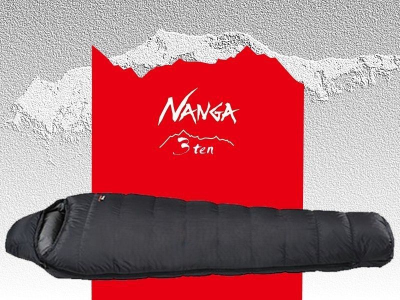 超 600 DX レギュラーサイズ 3 ten×NANGA 超撥水 AURORA TEX オールブラック 日本製シュラフ ナンガ永久保証商品 寝袋 防災 車中泊 使用 温度 -11℃