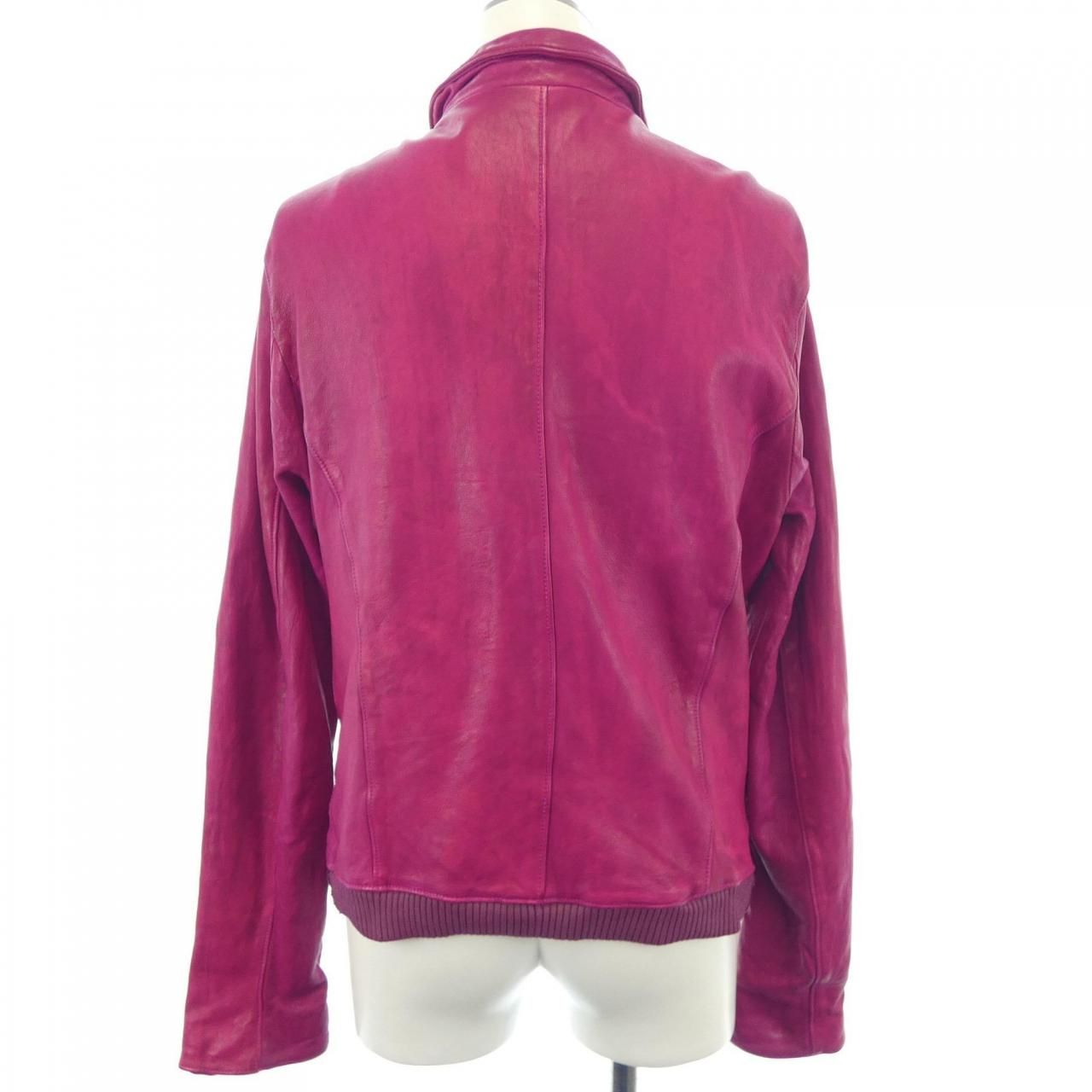 ♣ひむもん　　美品　ドルチェ＆ガッバーナ　ジップアップ　ライダース ドルチェアンドガッバーナ DOLCE&GABBANA ライダースジャケット - メルカリ