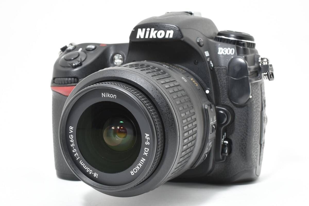 ニコンD300 AF nikkor 18-55mm 3.5-5.6G レンズ付 ☆良品☆Nikon ニコン