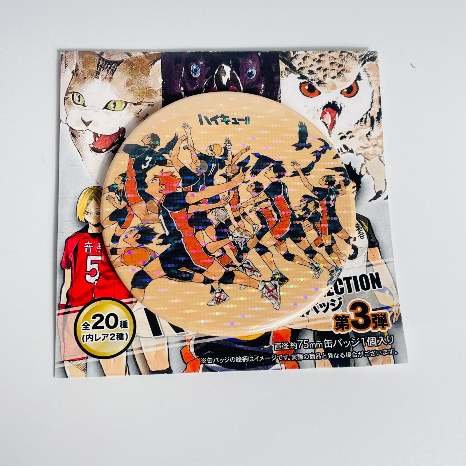 ハイキュー!! 原作缶バッジ 第3弾 烏野 - メルカリ