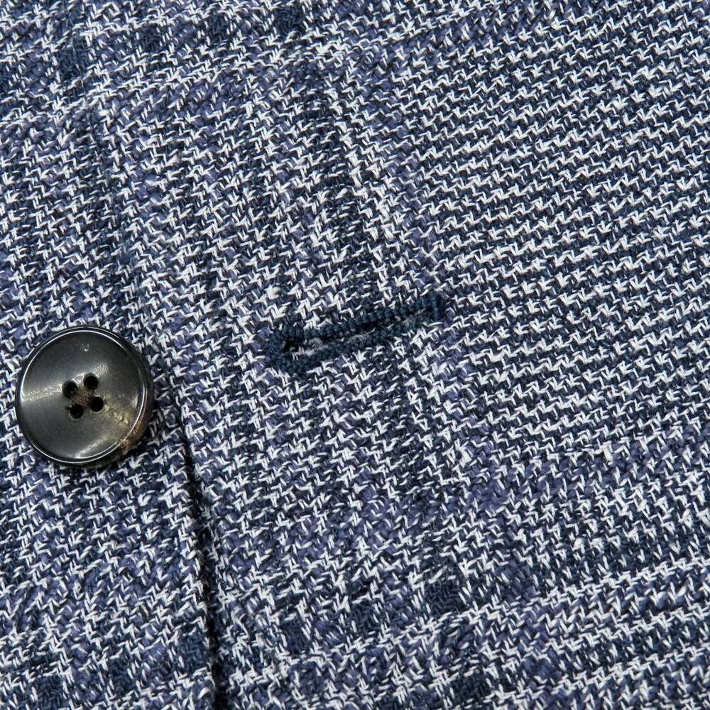 中古】ラルディーニ LARDINI リネンウール チェック テーラード