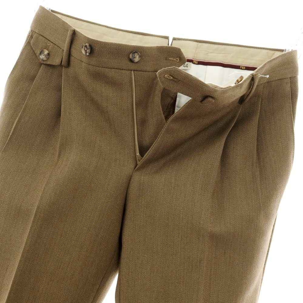 pt01 ピーティーゼロウーノ ツープリーツ ウール スラックス 中古】ピーティーゼロウーノ PT01 ウール ツープリーツ ドレス