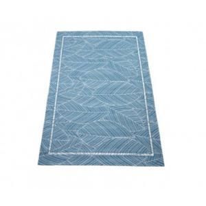 鹿田産業 イタリア製ゴブラン織 アクセントラグ 140 x 200 リーフBL 2135500