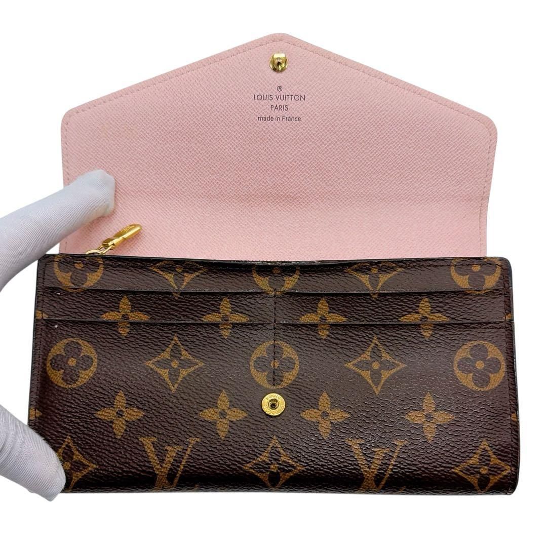 極美品 ルイヴィトン ポルトフォイユサラ モノグラム ブラウン M62235 LOUIS VUITTON（ルイ・ヴィトン） 長財布 ポルトフォイユ・サラ M62235