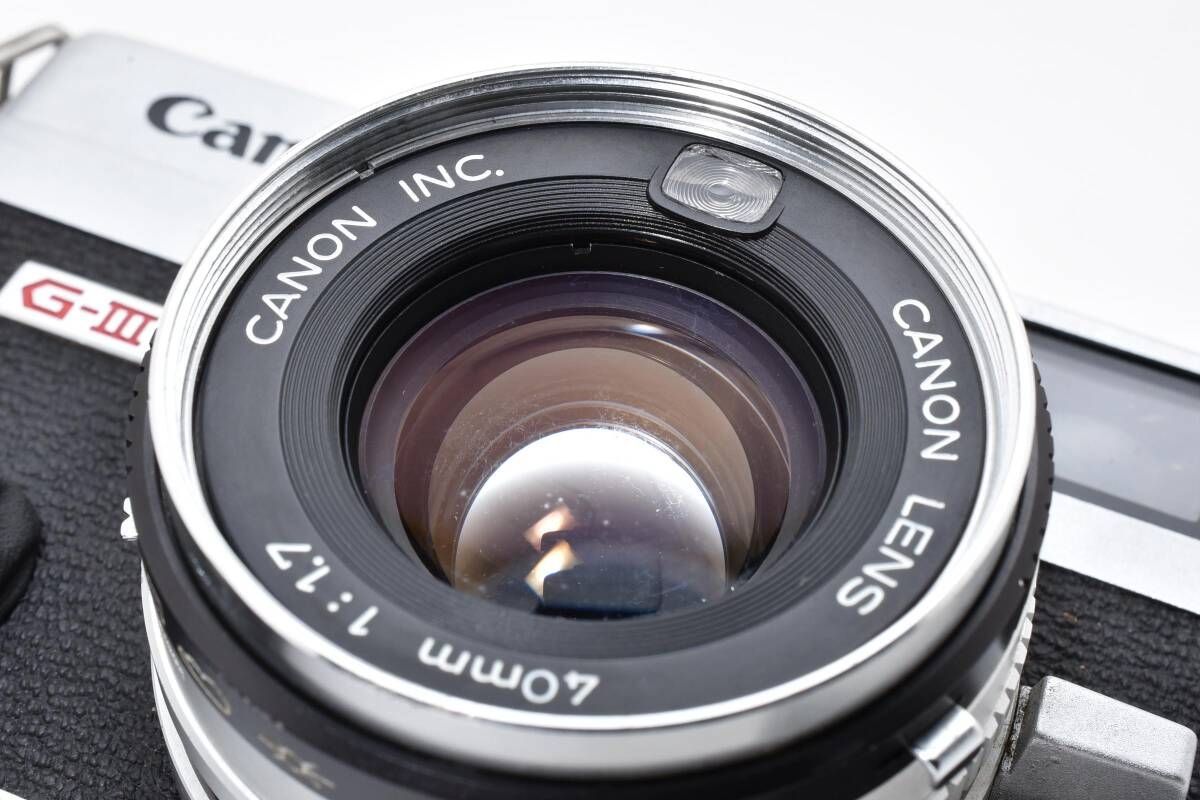 ☆ キャノン Canon CANONET QL17 G-III 40MM F1.7 SILVER レンジ