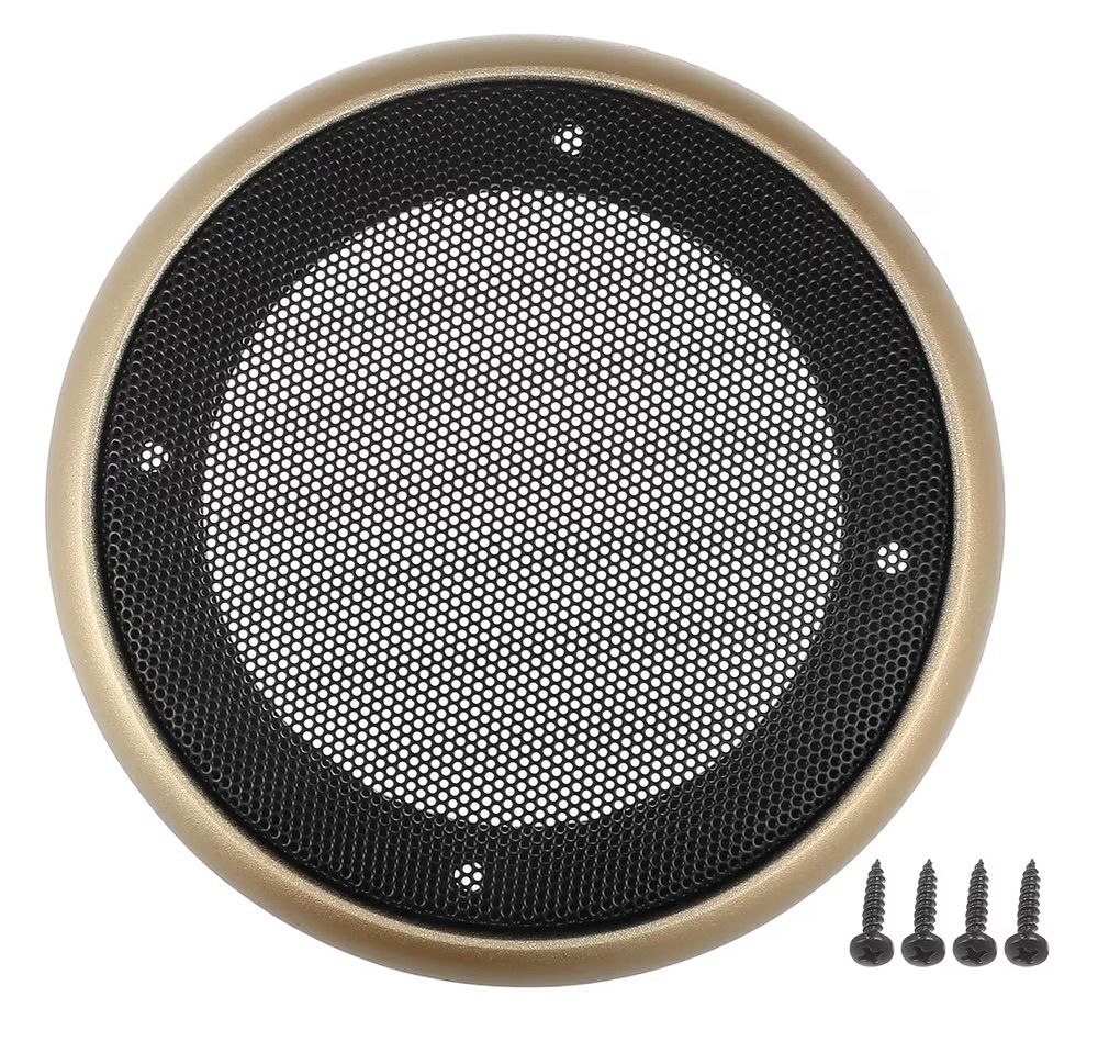 2個入り】ユニバーサル 4インチ カースピーカーグリルカバーメッシュ