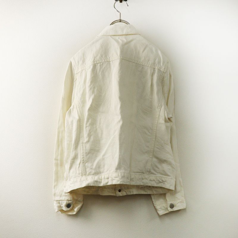 ネストローブ nest Robe リネンデニムGジャン＼オフホワイト デニム