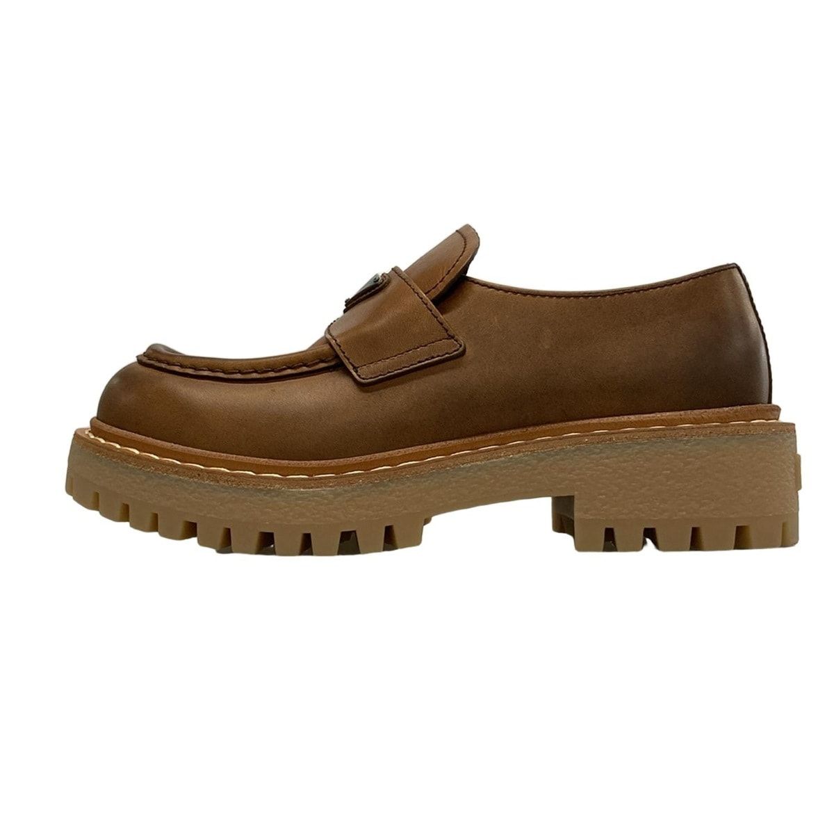 PRADA カーフスキン ブラウン ローファー Prada ヴィンテージ カーフ