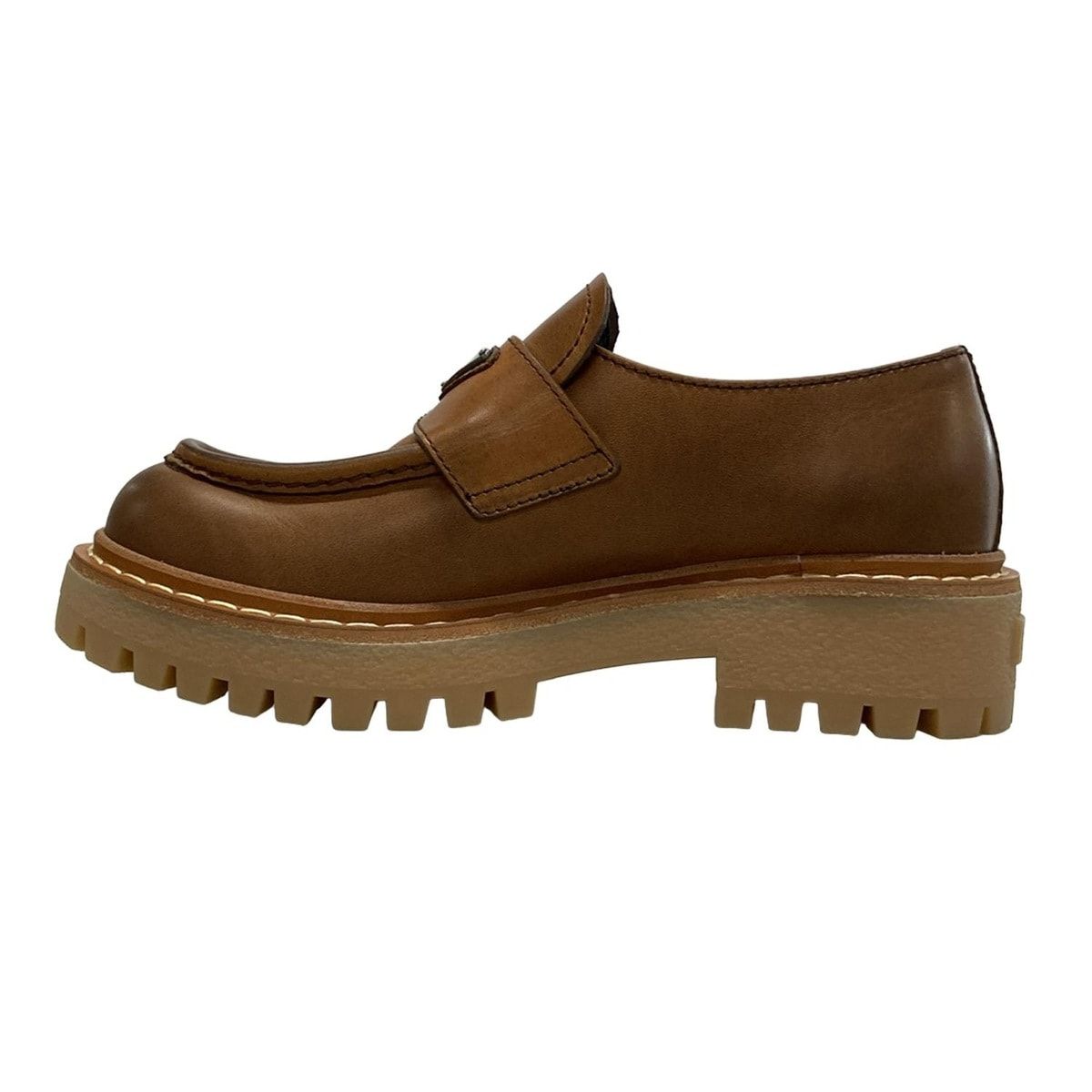 【極美品】PRADA プラダ　ローファー　厚底　茶色　35 楽天市場】プラダ（ローファー｜レディース靴）：靴の通販 【極美品