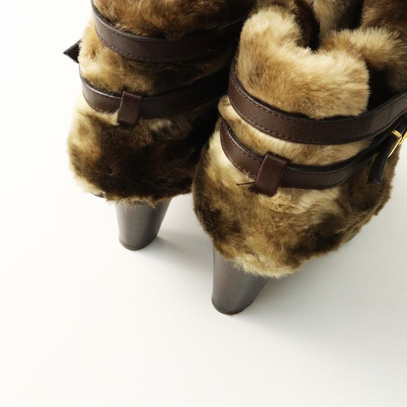 銀座かねまつ ショートブーツ 7cmヒール 銀座かねまつ】ショートブーツ