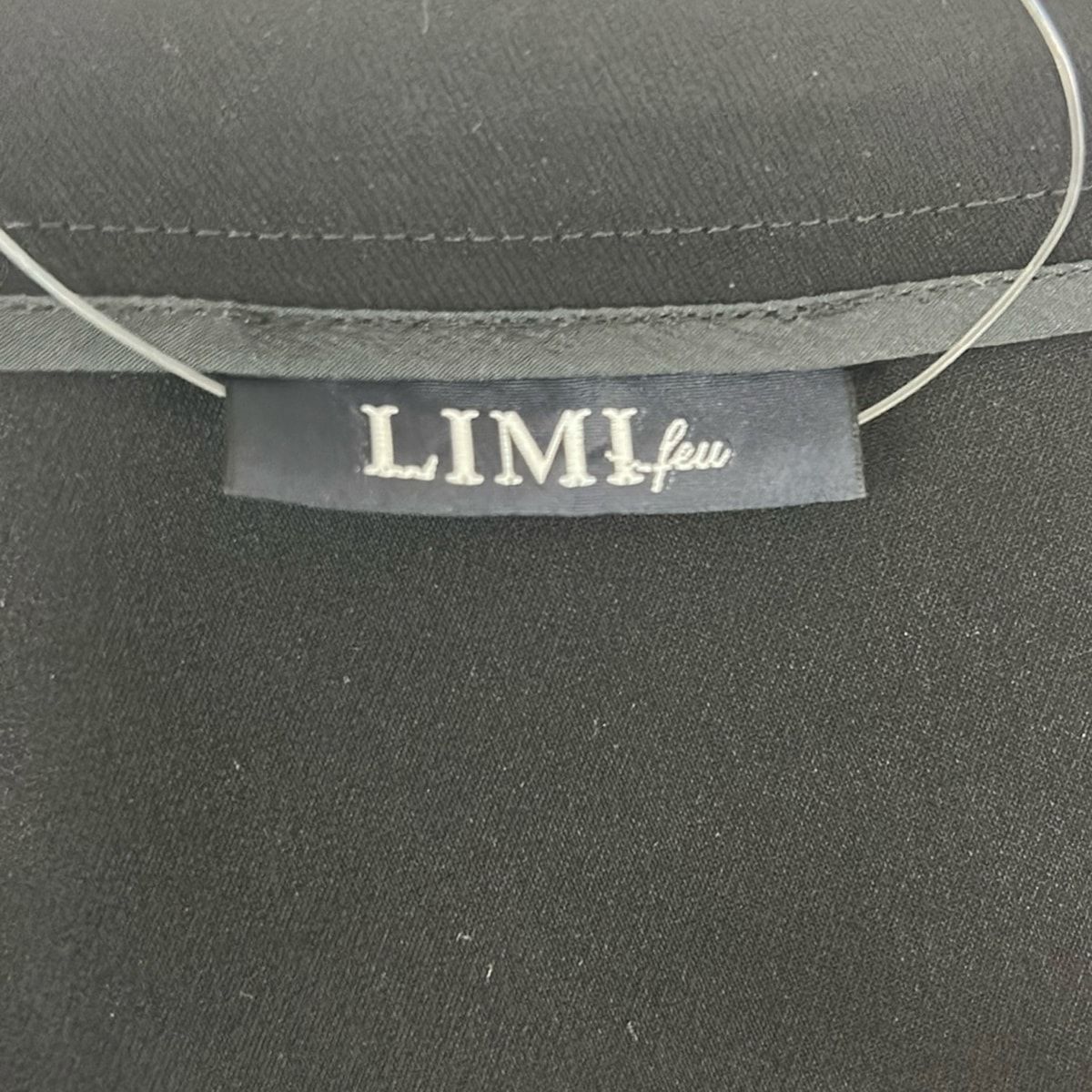 LIMI feu(リミフゥ) ワンピース サイズ2 - LA-D18-910 黒 ロング  