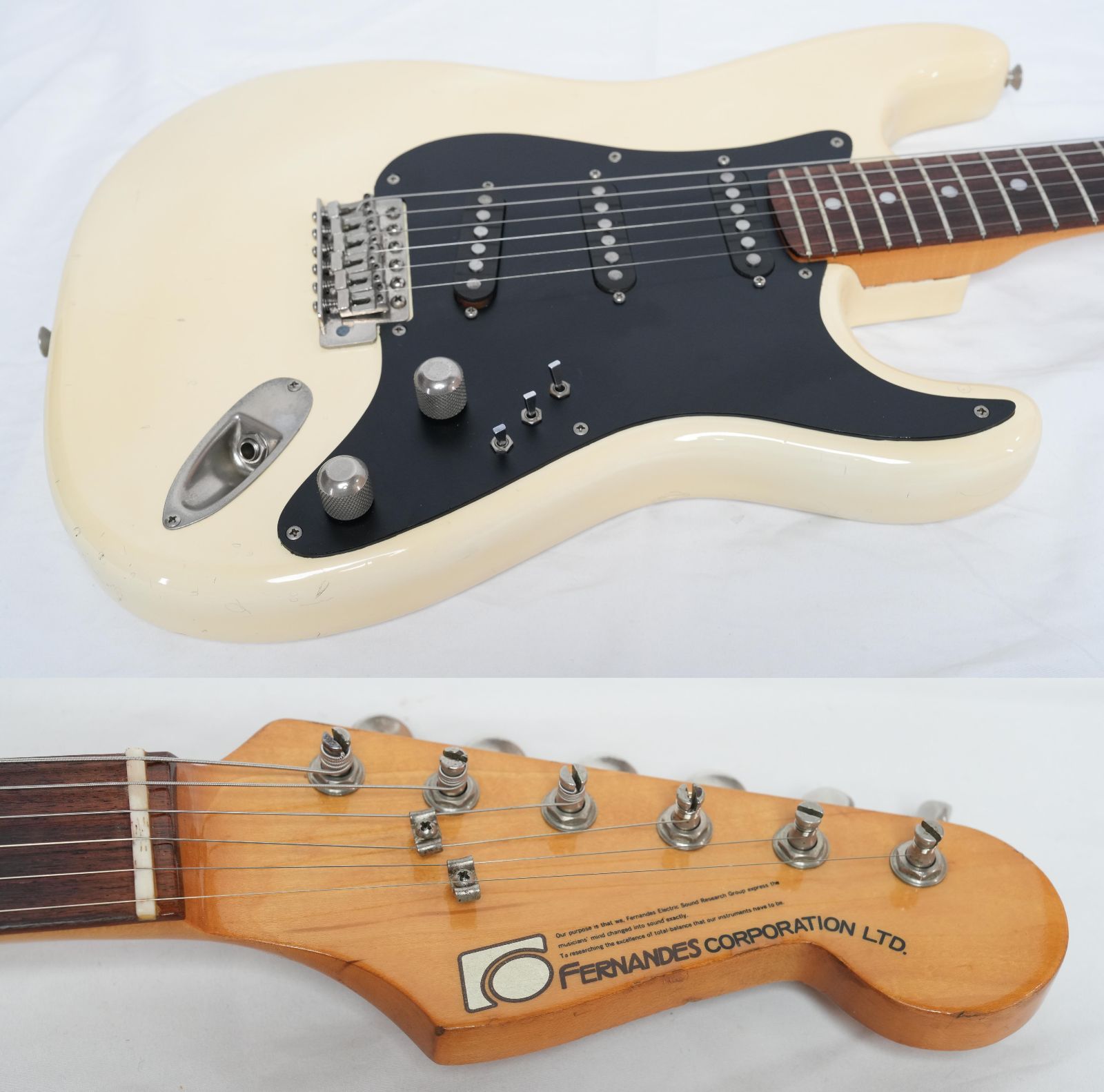 ☆FERNANDES☆FST-60 (改) STRATOCASTER 70年代後期 石ロゴ 日本製