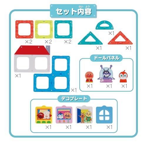  バンダイ BANDAI アンパンマン マグパネル パチッと知育! パンこうじょうセット 対象年齢 1歳6ヶ月以上po eb 9 bebe 5 その他 キッチン 食器