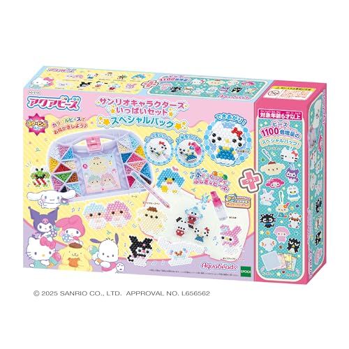 アクアビーズ オールインワンセット サンリオキャラクターズ いっぱいセット スペシャルパック AQ-S 105 STマーク認証 6歳以上 おもちゃ 水 水でくっつく メイキングトイ Aquabeads エポック社 EPOCHpo 091 a 4164