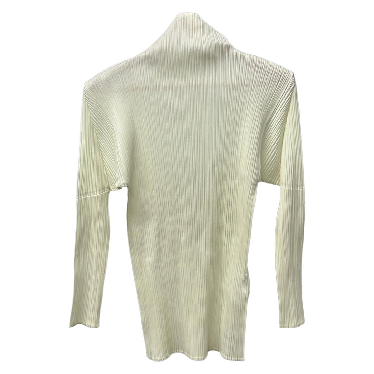 PLEATS PLEASE リブプリーツ長袖トップス　サイズ3 PLEATS PLEASE(プリーツプリーズ) 長袖カットソー サイズ3 L