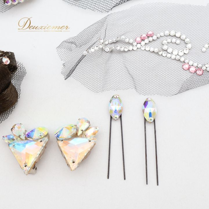 社交ダンス ヘアオーナメント つけ毛 社交ダンス 小物 まとめ売り セット つけ毛 つけ髪 ヘアオーナメント