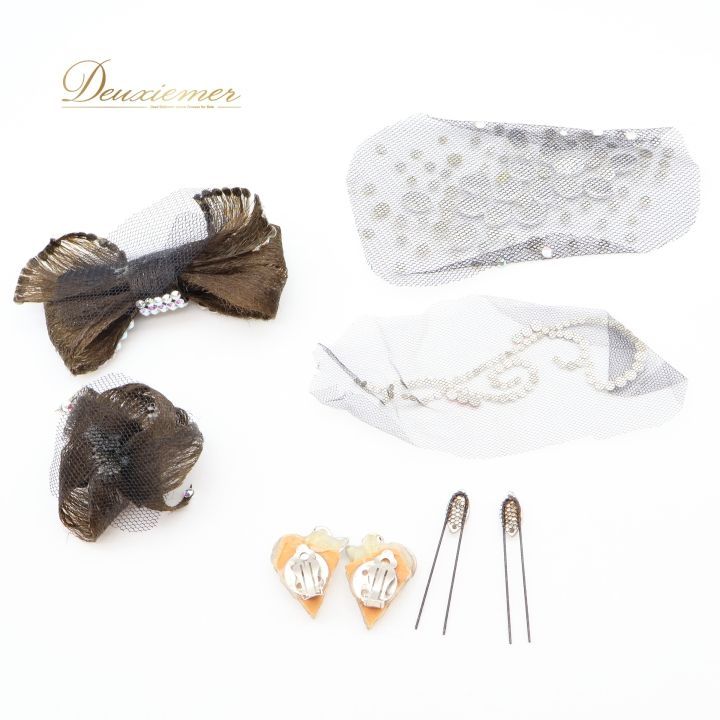 社交ダンス 小物 まとめ売り セット つけ毛 つけ髪 ヘアオーナメント