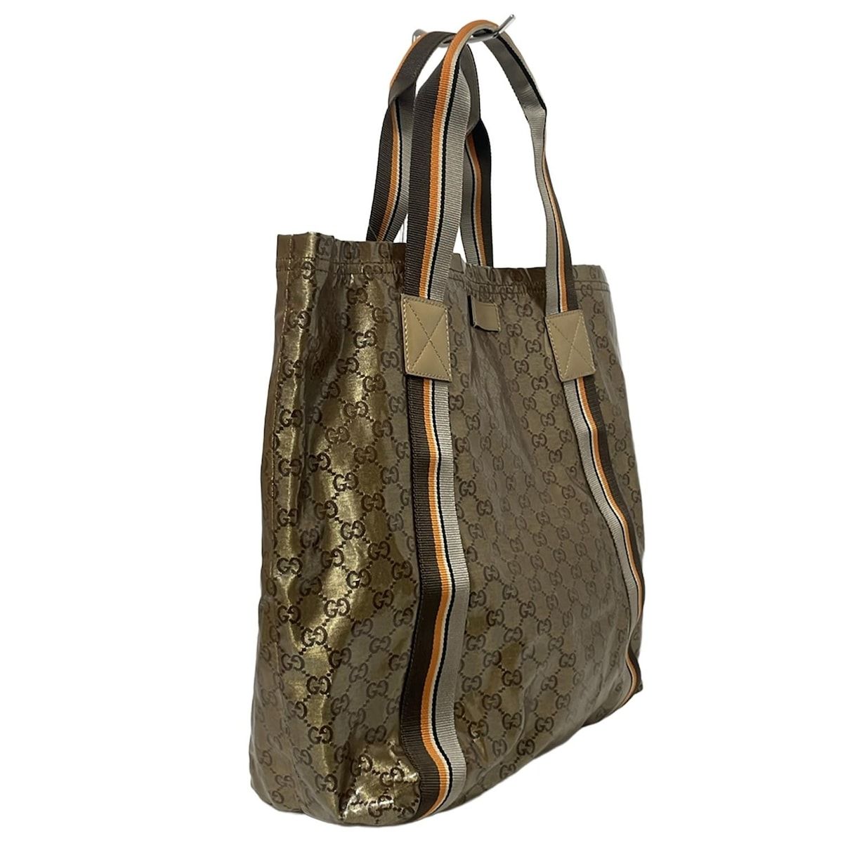 GUCCI(グッチ) トートバッグ クリスタルGG 189669 ゴールド×マルチ