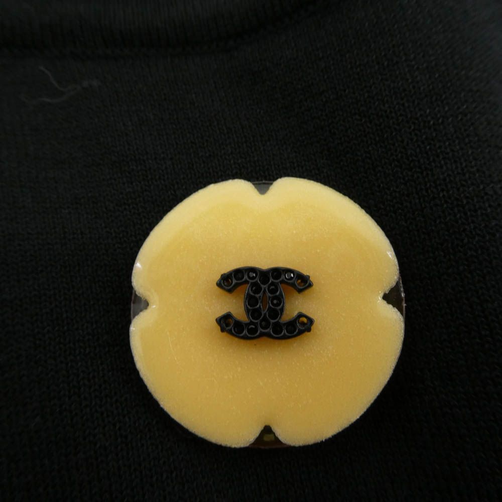 CHANEL シャネル P40797K02966 シルク混 コットン ニット ココマーク