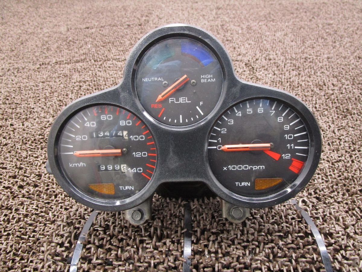 CBX125F メーター スピード タコ フューエル △B1169！インジケーター