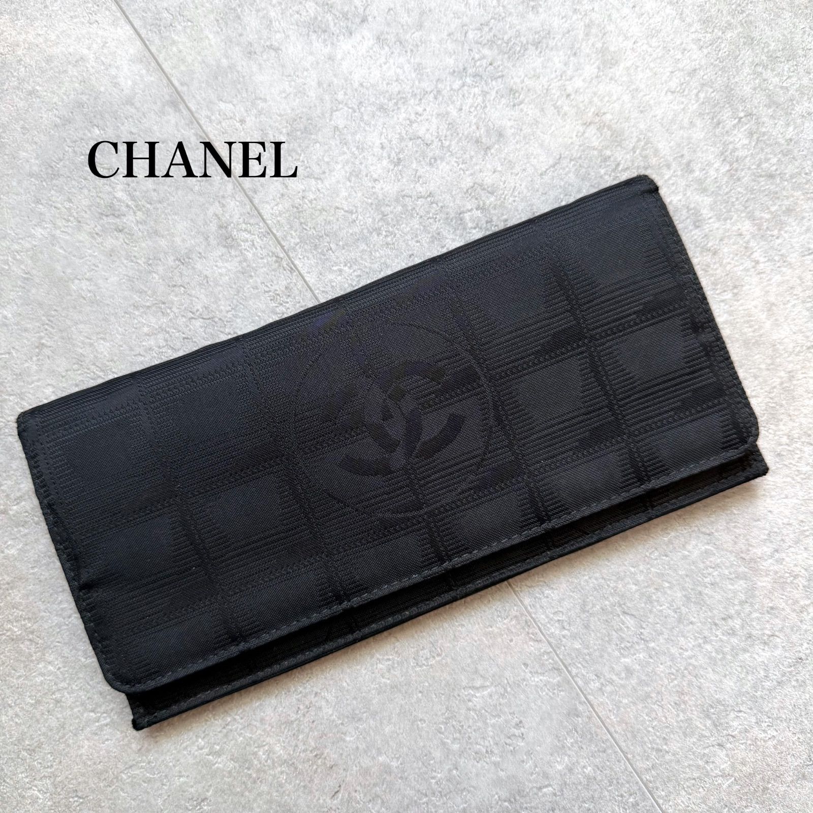 美品 シャネル CHANEL ニュートラベルライン ココマーク 長財布 美品 CHANEL シャネル ニュートラベルライン ココマーク ナイロン