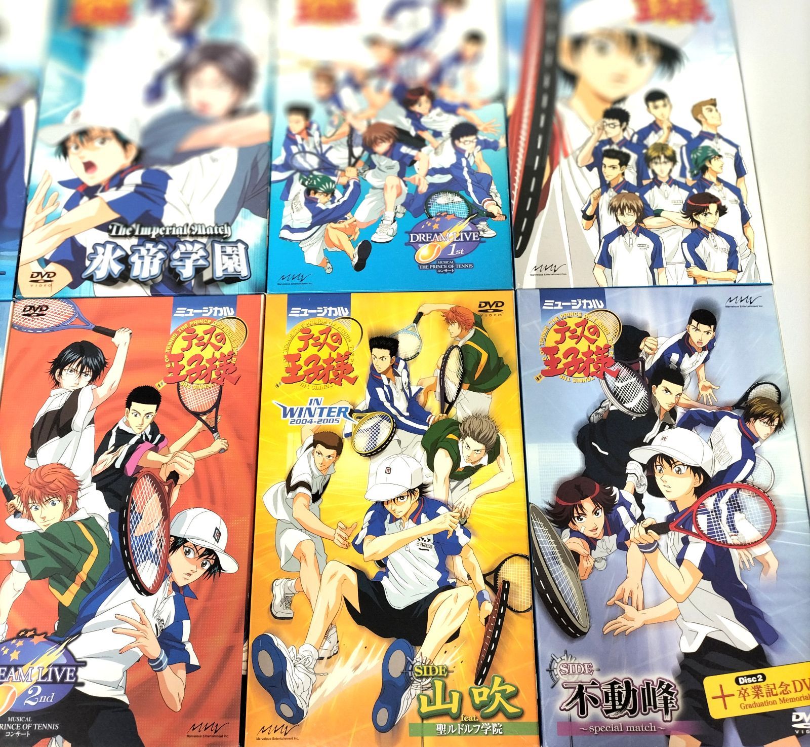 中古]_「テニスの王子様」ミュージカルDVD＆CDまとめ - メルカリ