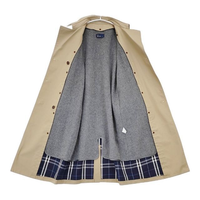 FRED PERRY F6229 ライナーベスト ベルト付き コットン トレンチコート