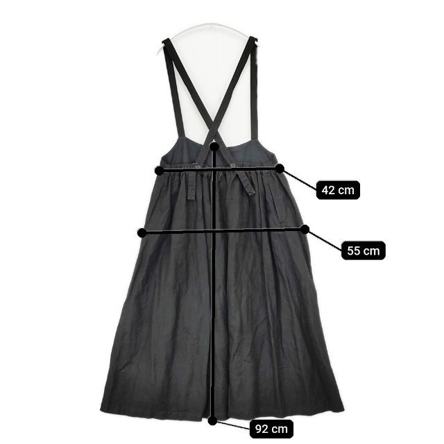 nest Robe リネン起毛ジャンパースカート 01224-1264 サロペット