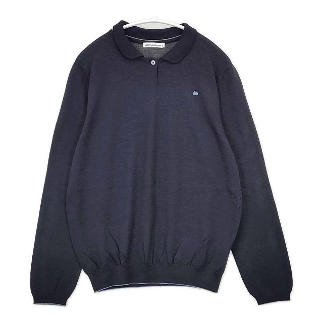 mina perhonen SA8718 loma ウールシルク ポロ セーター ニット