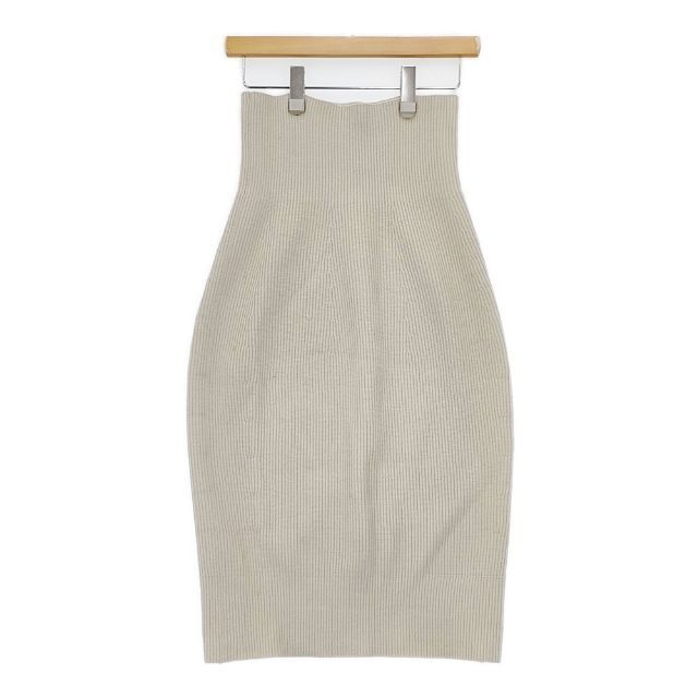 JURGEN LEHL ヨーガンレール　ニットスカート ヨーガンレールJURGEN LEHL ウールシルクサイドドレープストライプ