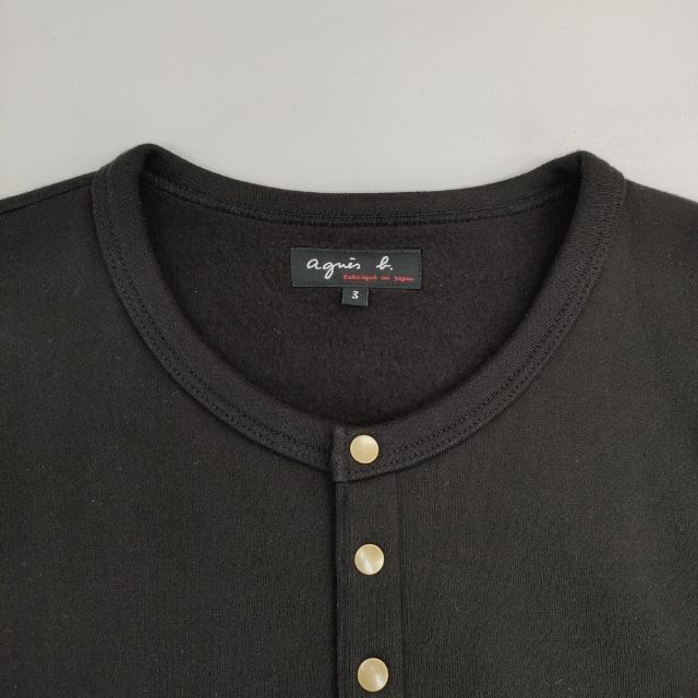 agnes b. メンズ カーディガンプレッション 定価24200円 スナップ