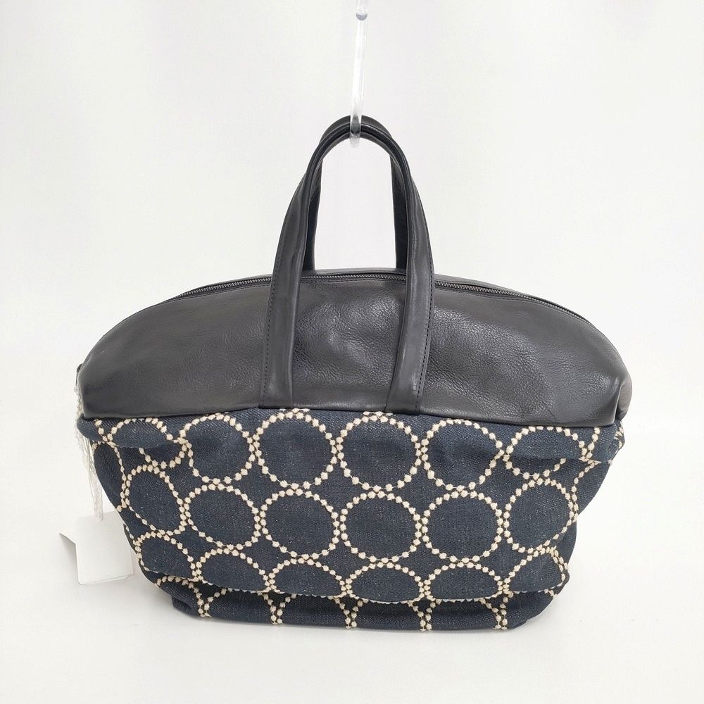 mina perhonen tambourine muffin bag レザー デニム 刺繍 マフィン