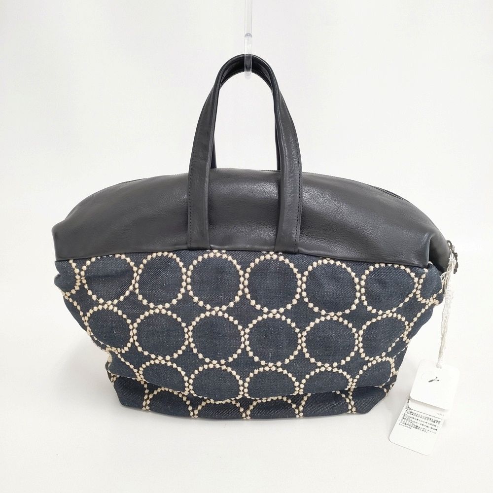 mina perhonen tambourine muffin bag レザー デニム 刺繍 マフィン