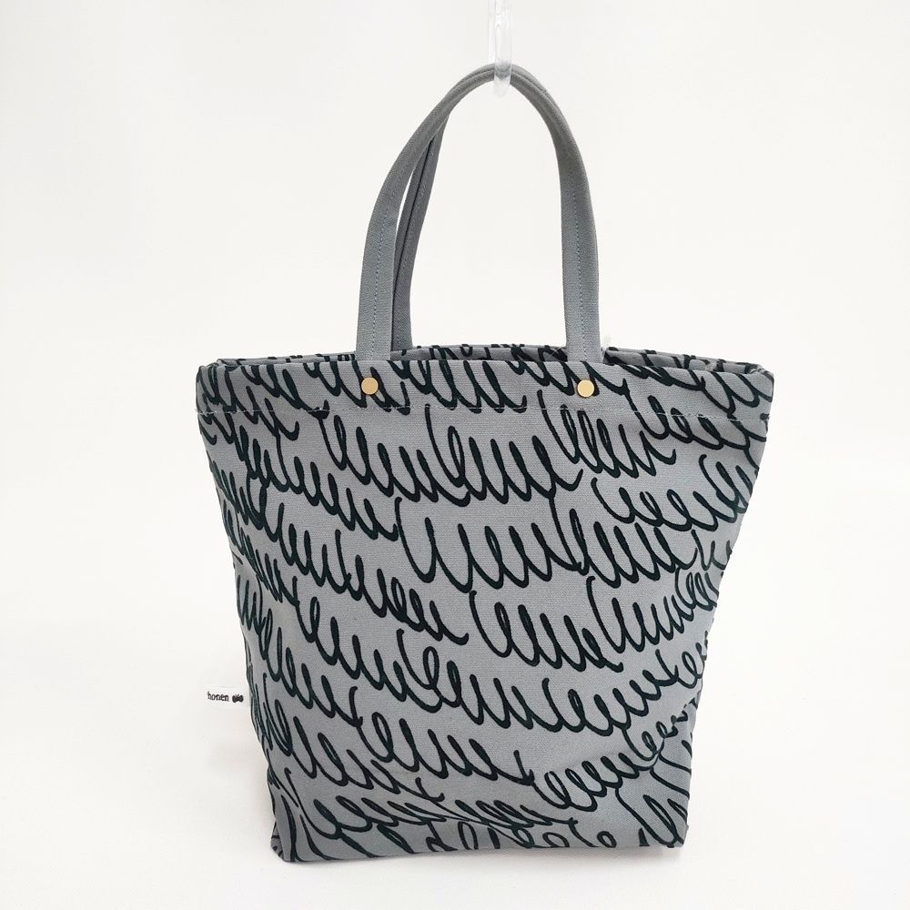 mina perhonen 25SS lululu Sサイズ フロッキープリント トートバッグ