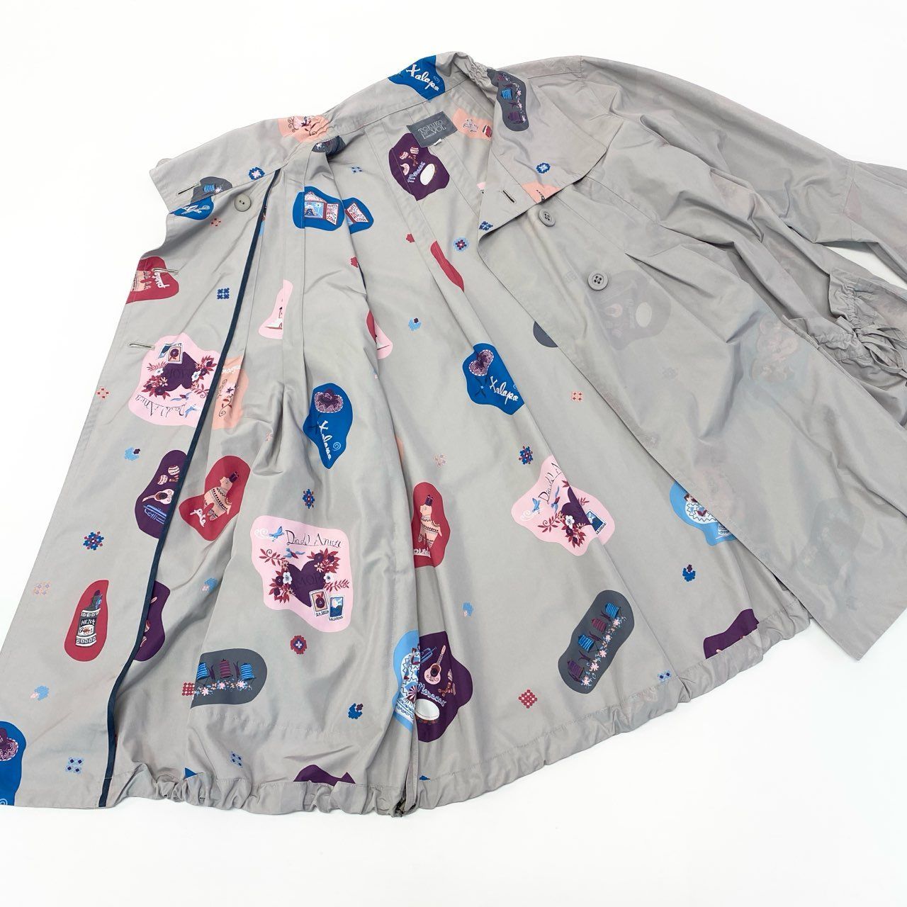 72a28《美品》 TOKUKO 1er VOL トクコプルミエヴォル 薄手コート