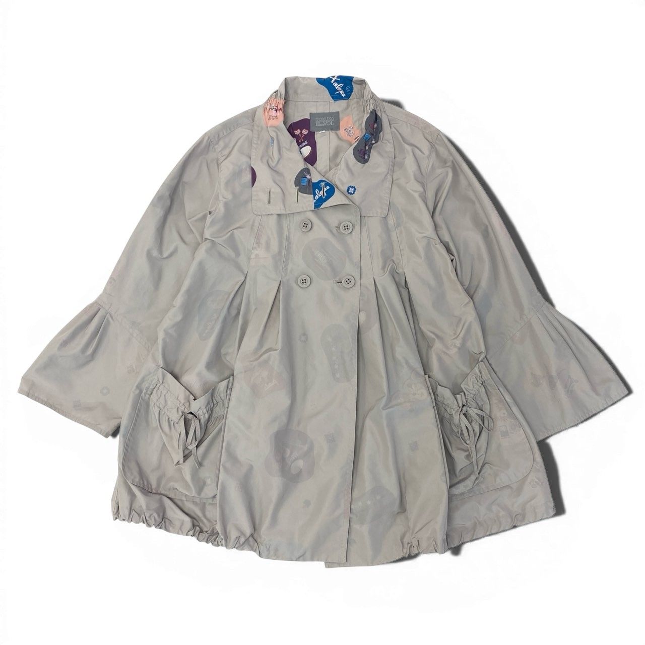 72a28《美品》 TOKUKO 1er VOL トクコプルミエヴォル 薄手コート